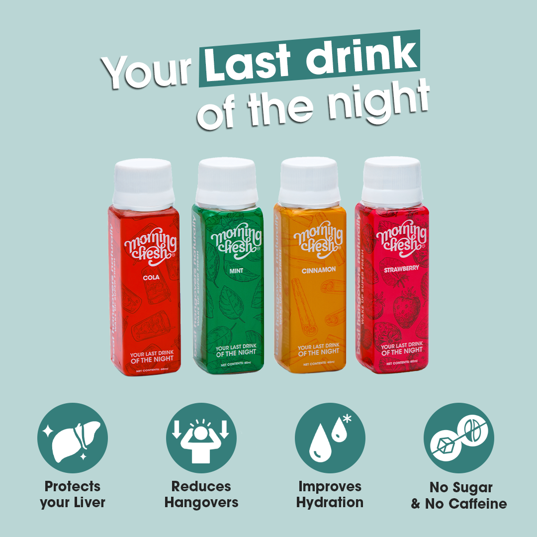 Hangover Drinks in Assorted flavours by Morning Fresh