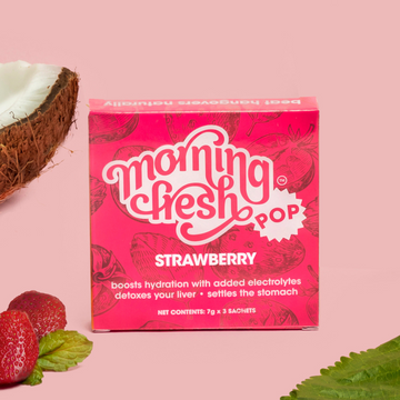 Hangover Sachets in Strawberry Flavour by Morning Fresh- Pack of 20