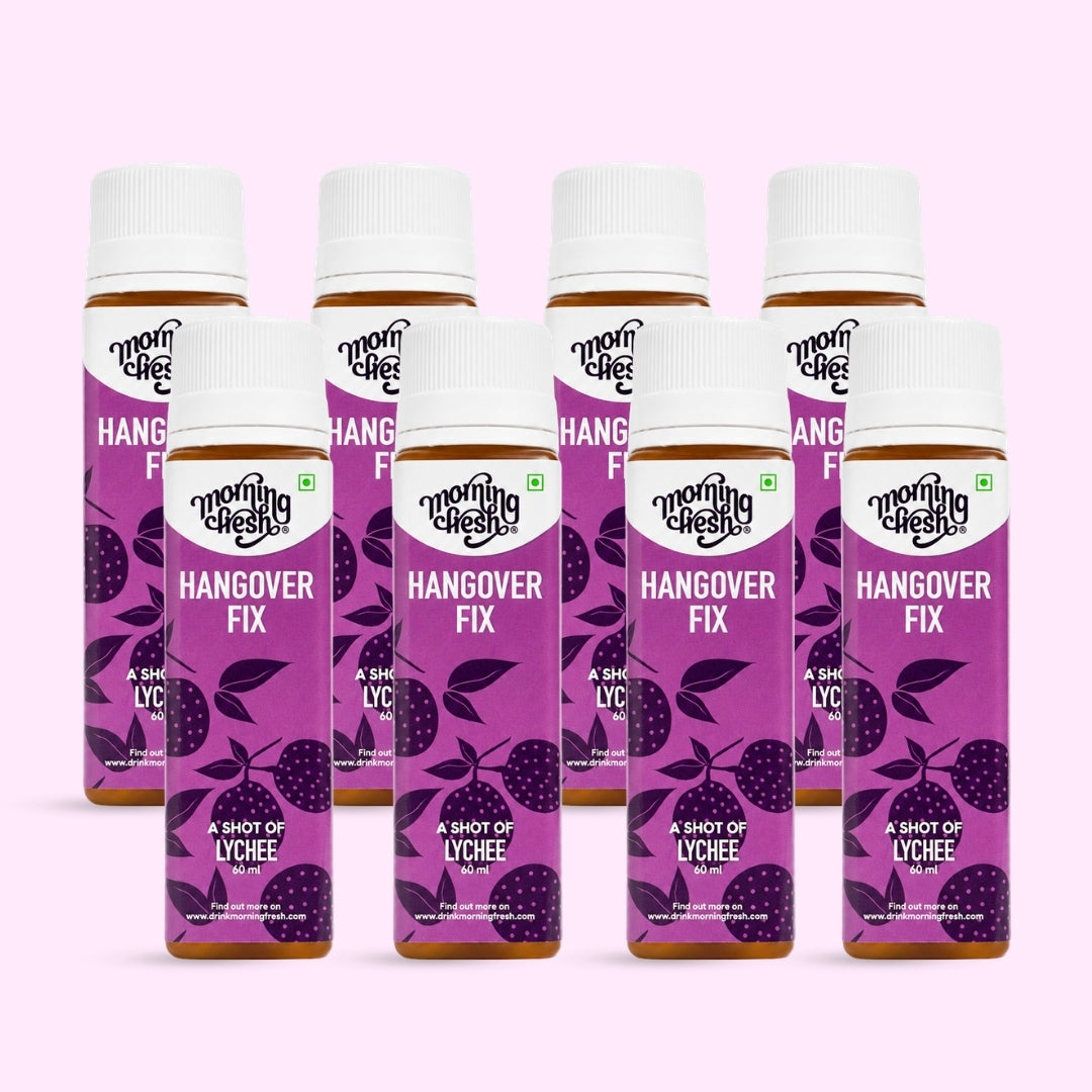 Hangover Drink in Lychee Flavour by Morning Fresh- Pack of 8