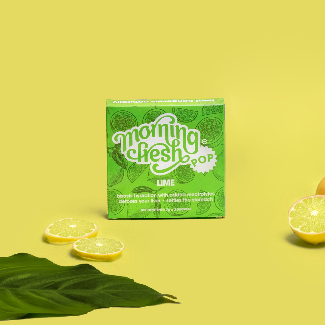 Hangover Sachets in Lime Flavour by Morning Fresh- Pack of 9